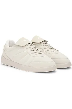 HUGO BOSS Sneakers med nubuckeffekt og foldet pløs