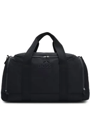HUGO BOSS Weekendtaske med blanke og sølvfarvede metaldele