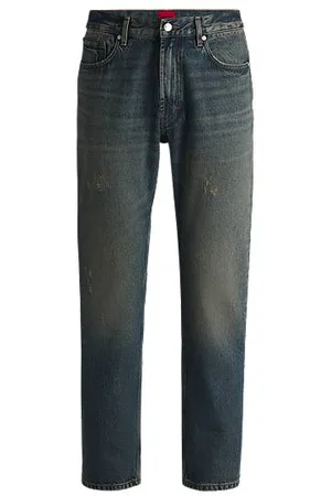 HUGO BOSS Jeans med regular fit og kreativ nuance