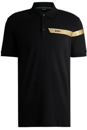 HUGO BOSS Active paddy-poloshirt i piqué af bomuldsblanding