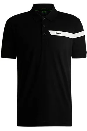 HUGO BOSS Active paddy-poloshirt i piqué af bomuldsblanding