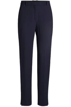 HUGO BOSS Dressletic bukser i slim fit af stof med stræk