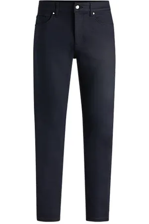 HUGO BOSS Porsche x -jeans med tapered fit i blå denim med performance-stræk