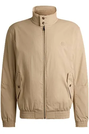HUGO BOSS Jakke af bomuldsblanding med Double B-monogram