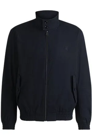 HUGO BOSS Jakke af bomuldsblanding med Double B-monogram