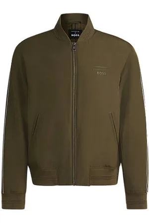 HUGO BOSS Porsche x -kanvasjakke med stribede detaljer