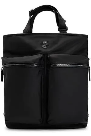 HUGO BOSS SELECTED BY SHOHEI OHTANI Tote bag med dobbeltlomme og skulderremme