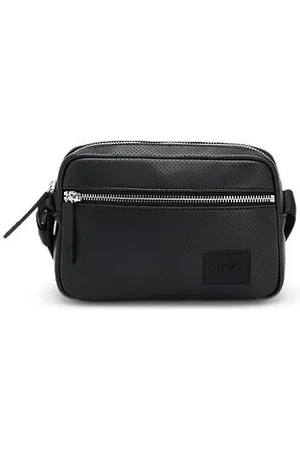 HUGO BOSS Skuldertaske i perforeret imiteret læder