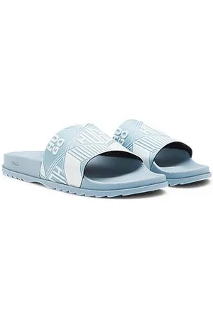 HUGO BOSS Italienskfremstillede badesandaler med forskellige logoer
