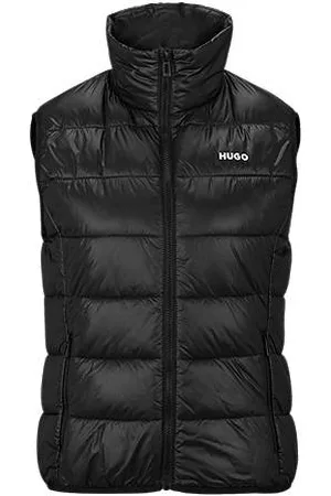 HUGO BOSS Vandskyende, polstret vest med logo