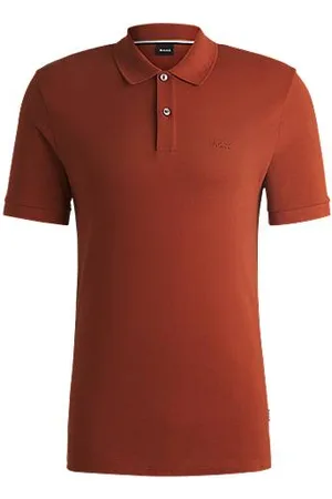 HUGO BOSS Pallas Poloshirt med regular fit i bomuld med broderet logo