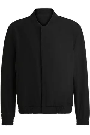 HUGO BOSS Jakke med moderne fit i performance-twill med stræk
