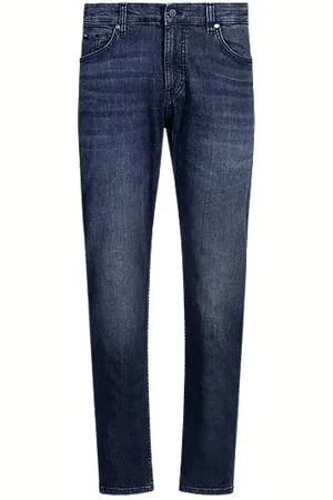 HUGO BOSS Maine-jeans med regular fit i termoregulerende blå denim