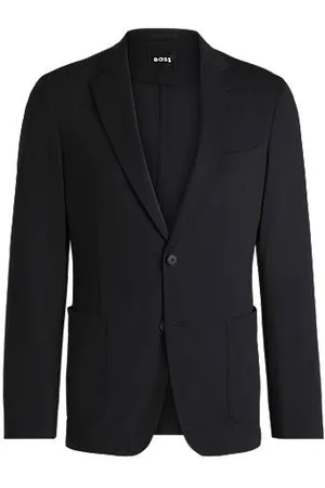 HUGO BOSS Slim fit jakke i performance-jersey med stræk