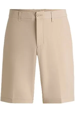 HUGO BOSS Slim fit shorts i vandskyende stof med stræk