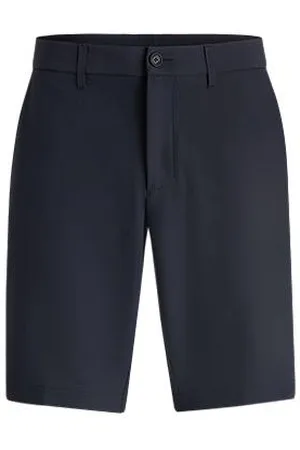 HUGO BOSS Slim fit shorts i vandskyende stof med stræk