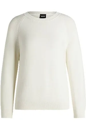 HUGO BOSS Strikket sweater i bomuld