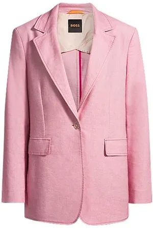HUGO BOSS Enkeltradet blazer med hakrevers
