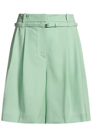 HUGO BOSS Shorts med regular fit i ny uld