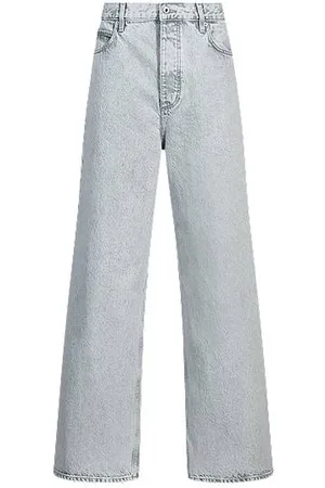 HUGO BOSS Jeans med brede ben i stonewashed denim