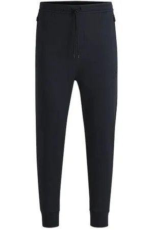 HUGO BOSS Tracksuit-bukser i bomuldsblanding med stræk og logomærke