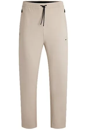 HUGO BOSS Tracksuit-bukser i bomuldsblanding med stræk
