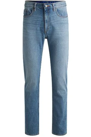 HUGO BOSS Jeans med slim fit i behagelig blå denim med stræk