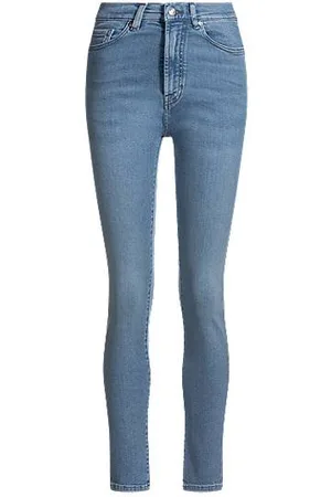 HUGO BOSS Skinny fit jeans i blå denim med ekstra stræk
