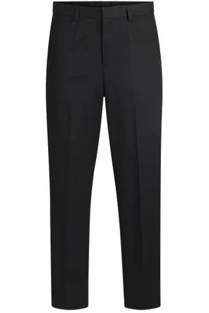 HUGO BOSS Slim fit bukser fra FORWARD i twill af en uldblanding
