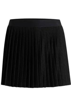 HUGO BOSS Active-nederdel i jersey med monogramjacquard