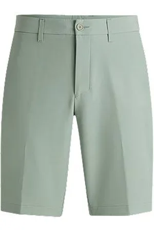 HUGO BOSS Slim fit shorts i vandskyende stof med stræk