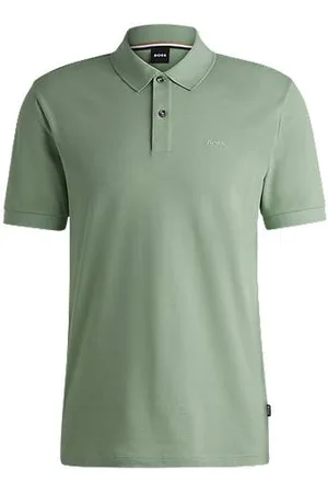 HUGO BOSS Pallas poloshirt i bomuldspiqué med logodetaljer