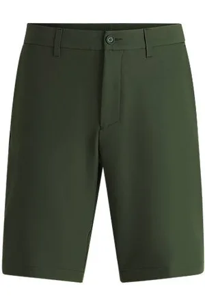 HUGO BOSS Slim fit shorts i vandskyende stof med stræk