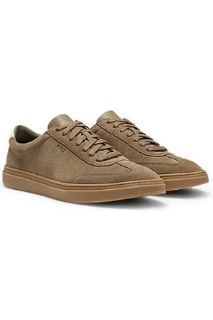 HUGO BOSS Sneakers i ruskind med gummisål
