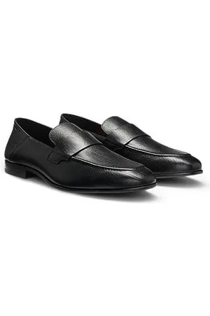 HUGO BOSS Pennyloafers i blødt læder