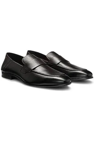 HUGO BOSS Pennyloafers i blødt læder