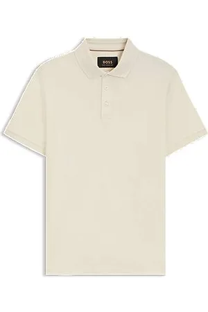 HUGO BOSS Poloshirt med regular fit i merceriseret italiensk bomuld