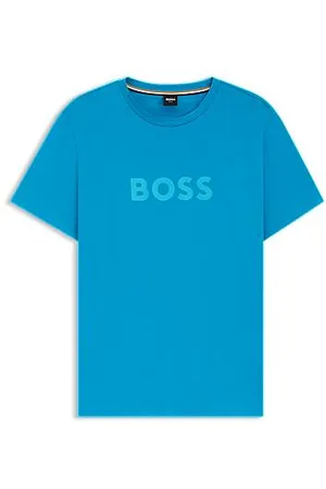 HUGO BOSS T-shirt i bomuldsjersey med SPF 50+