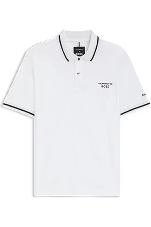 HUGO BOSS Poloshirt fra Porsche x i bomuld med fugtkontrol