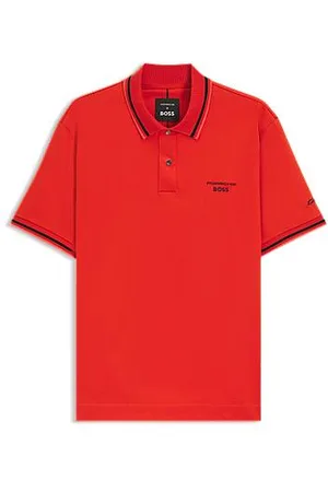 HUGO BOSS Poloshirt fra Porsche x i bomuld med fugtkontrol