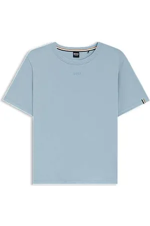 HUGO BOSS Pyjamas-T-shirt i bomuldsjersey med stræk og logoprint