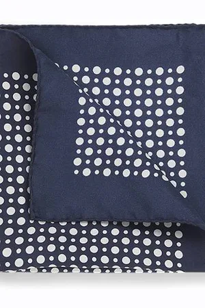 HUGO BOSS Lommetørklæde i silke fra BECKHAM x med print
