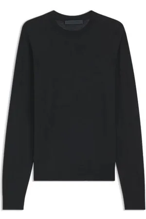 HUGO BOSS Regular fit sweater fra BECKHAM x i ny uld