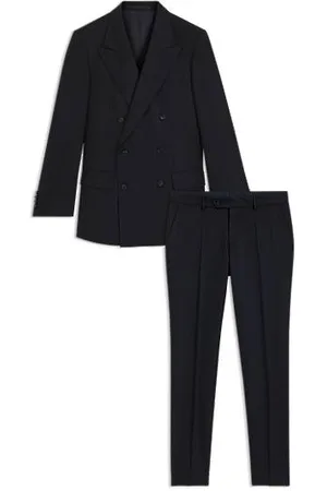 HUGO BOSS BECKHAM x Dobbeltradet jakkesæt i ny uld