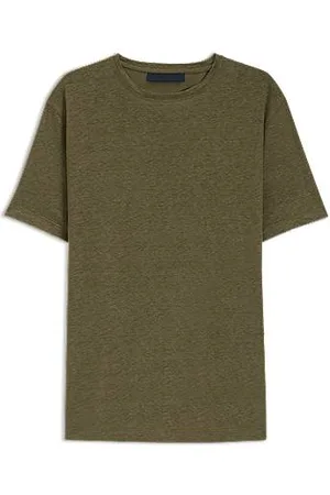 HUGO BOSS T-shirt i blød hør fra BECKHAM x