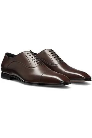 HUGO BOSS Oxfordsko fra BECKHAM x i poleret læder
