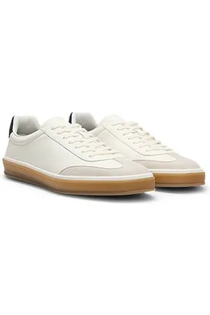 HUGO BOSS Sneakers i læder fra BECKHAM x med ruskindskanter