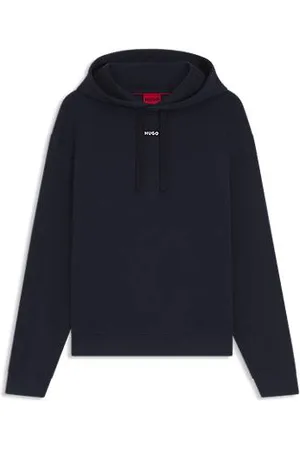 HUGO BOSS Joggingbukser med relaxed fit og kontrastfuldt logo