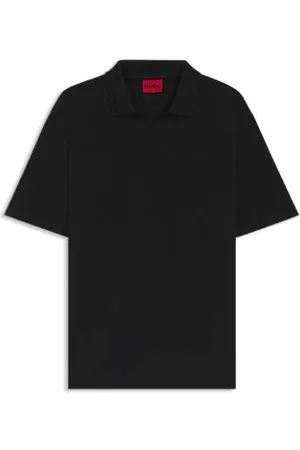 HUGO BOSS Relaxed fit poloshirt i merceriseret bomuldspiqué med stræk
