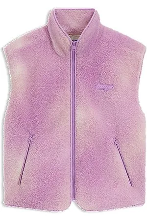 HUGO BOSS Vest i teddystof med skyeffekt